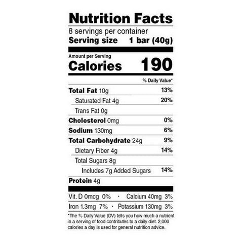 Belliwelli, Fudge Brownie Bar, 1.41 Oz(Case Of 8)