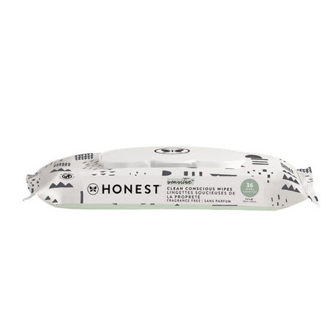 The Honest Company, Pattern Play Kids Wipes, 36 Packets (Case Of 12)