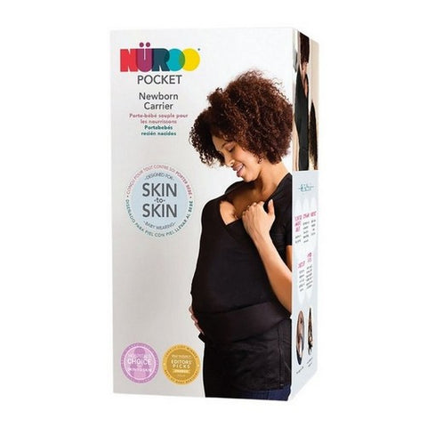 Brownmed, Baby Carrier Shirt NuRoo Pocket Large / X-Large Black Short Sleeve Female, 1 Count