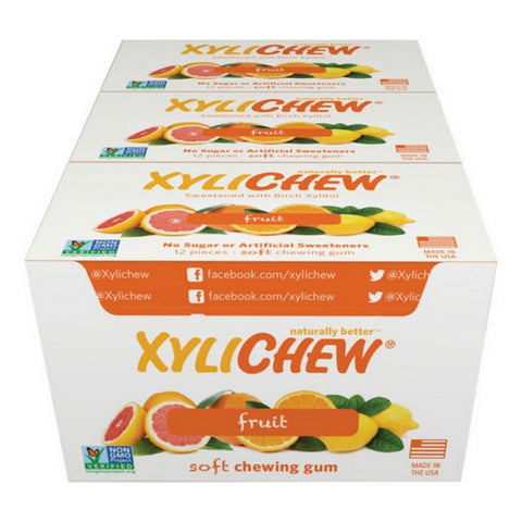 Xylichew, Fruit Gum, 12 Count(Case Of 24)