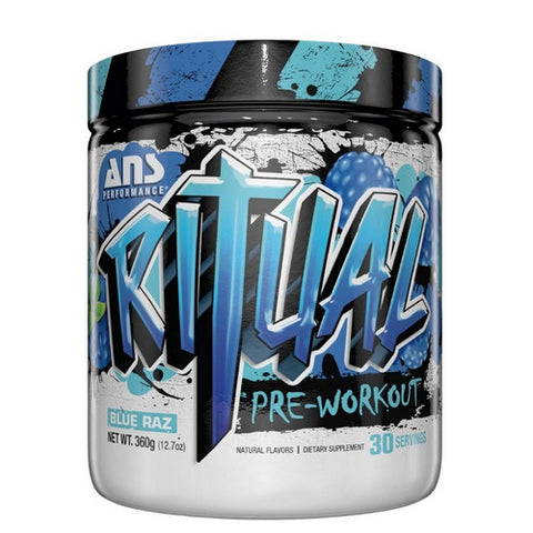 Ritual PreWorkout Blue Raz 360 Grams by ANS Performance