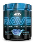 Rave Nootropic  Blue Raspberry 252 Grams by ANS Performance