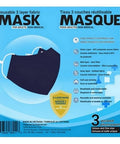 Mask for Adults Blue 3 Pack by Sequence Health