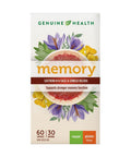 Memory Saffron and Ginkgo Biloba 60 Caps by Genuine Health