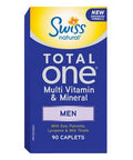 Total One Men Multi Vitamin & Mineral 90 Caplets by Swiss Natural