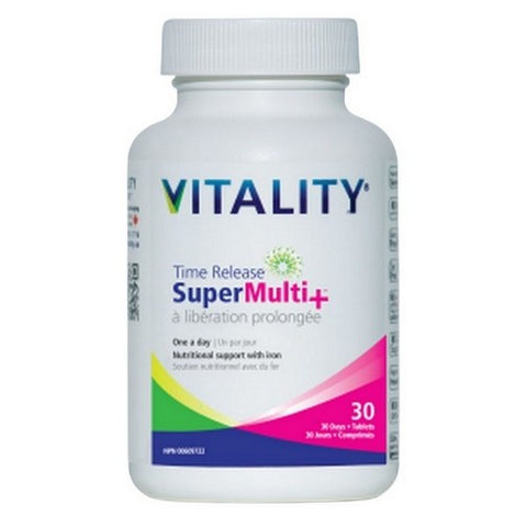 Time Release Super Multi+ 30 Days 30 Tabs by Vitality Products Inc.