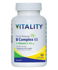 Time Release B Complex 60 + Vitamin C 60 Tabs by Vitality Products Inc.