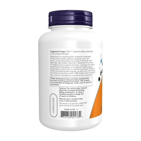Now Foods, Glutathione, 500 mg, 120 VegCaps