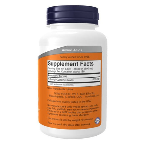 Now Foods, Nac (N-Acetyl Cysteine) Powder, 4 Oz