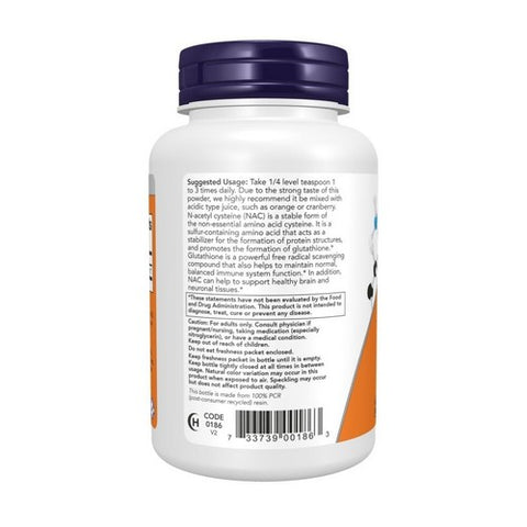 Now Foods, Nac (N-Acetyl Cysteine) Powder, 4 Oz