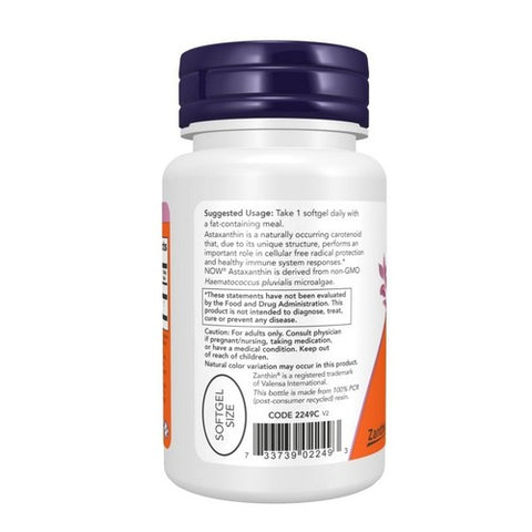 Now Foods, Astaxanthin, 10 mg, 30 Softgels