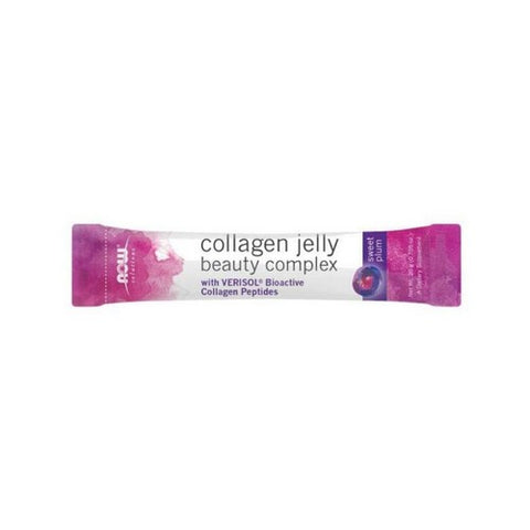 Now Foods, Collagen Jelly Beauty Complex Sweet Plum, 7.05 Oz / (10 Jelly Sticks)