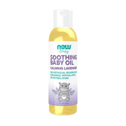 Now Foods, Soothing Baby Oil-Calming Lavender, 4 Oz