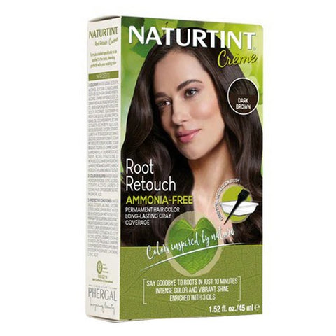 Naturtint, Root Retouch Creme Permanent Hair Color Dark brown 3N, 1.52 Oz