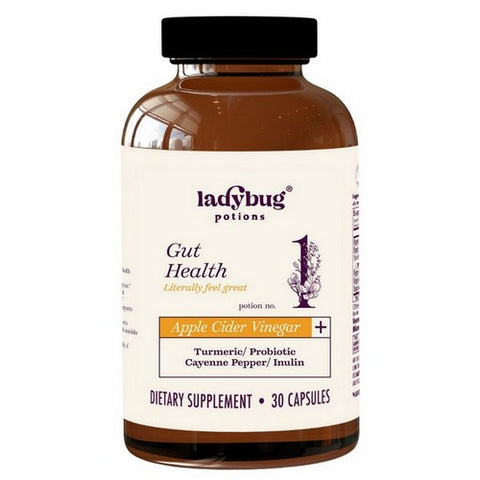 Ladybug Potions, Literally Feel Great Apple Cider Vinegar Plus, 30 Capsules