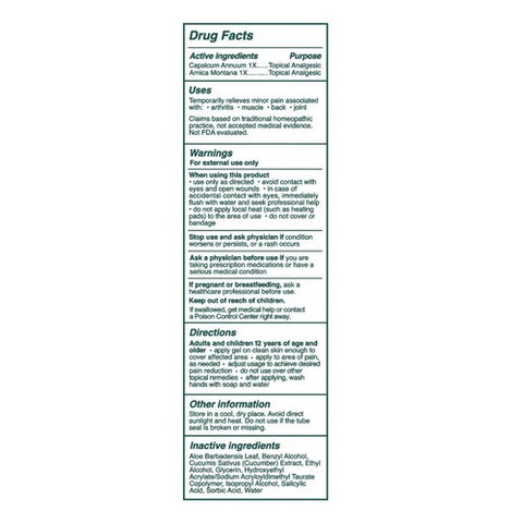 Capsiva, Arthritis Pain Relief Gel, 3 Oz