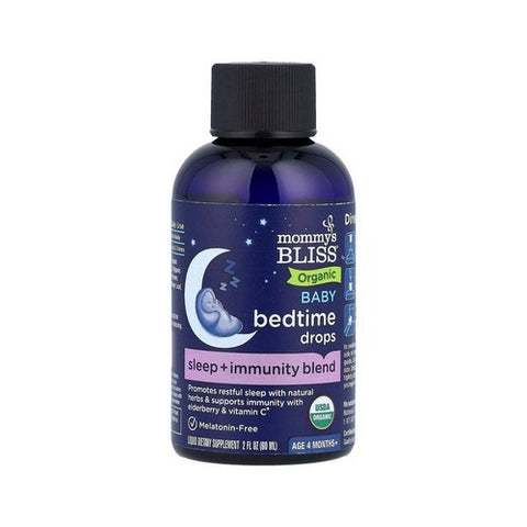 Mommys bliss, Organic Baby Bedtime Drops Plus Immunity Support, 2 Oz