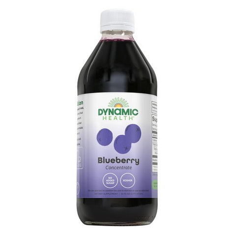 Dynamic Health Laboratories, Blueberry Concentrate Of Antioxidants, 16 Oz