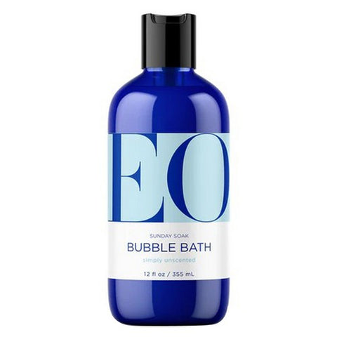 EO Products, Bubble Bath Unscented, 12 Oz