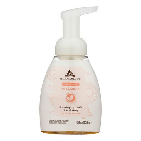 Essentials, Foaming Glycerin Hand Soap Vitamin E, 8 Oz