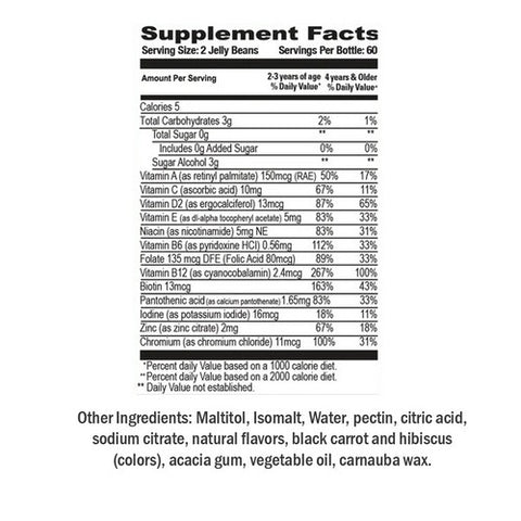 Human Beanz, Kids Multivitamin Sugar Free Berry Blast, 120 Count