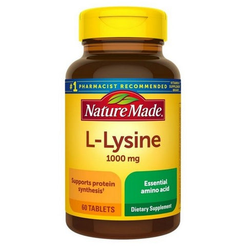 Nature Made, Extra Strength L-Lysine, 60 Tabs