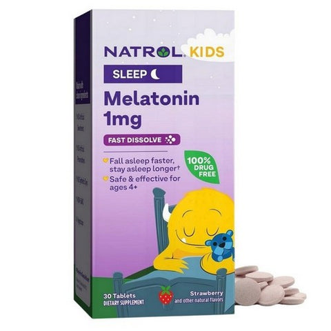 Natrol, Kids Melatonin For Sleep, 30 Tabs