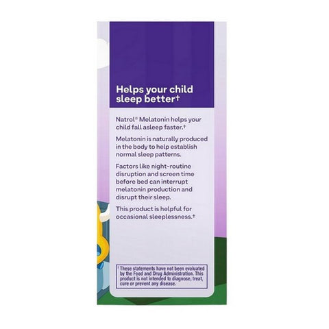 Natrol, Kids Melatonin For Sleep, 30 Tabs