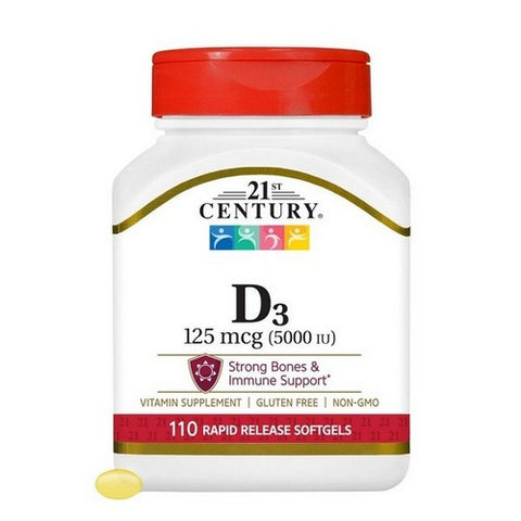 21st Century, Vitamin D3, 110 Softgels