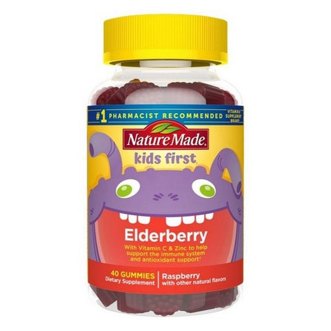 Nature Made, Kids First Elderberry, 40 Gummies