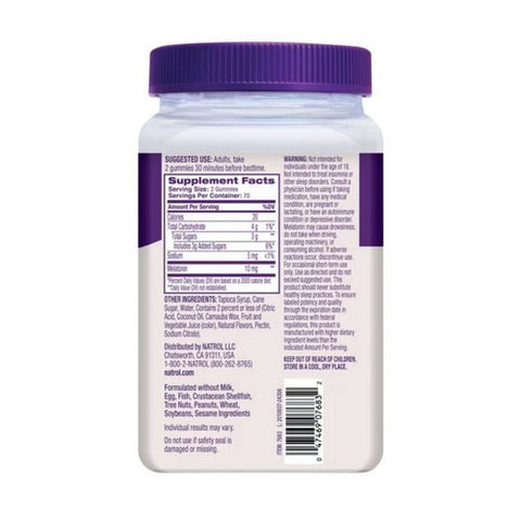 Natrol, Melatonin, 140 Gummies