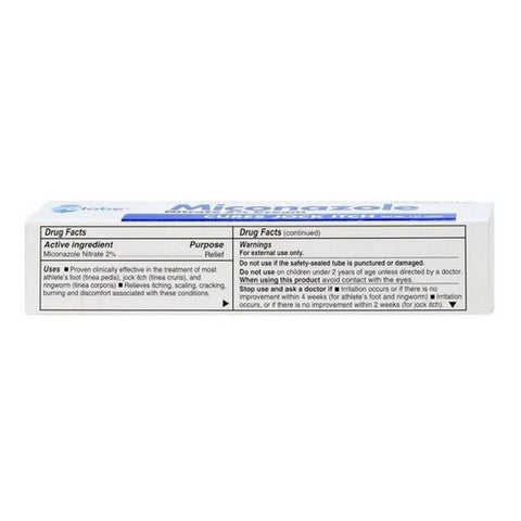 Globe, Miconazole 2% Antifungal Cream, 30 Grams