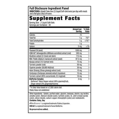 Irwin Naturals, Extra Strength Ashwagandha, 60 Softgels