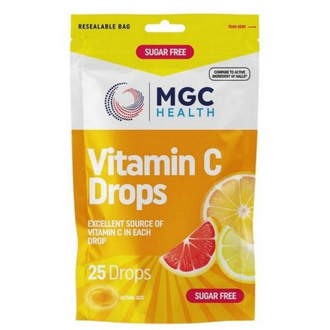 Mgc Health, Cough Drops Asset Citrus Sugar Free, 25 Drops