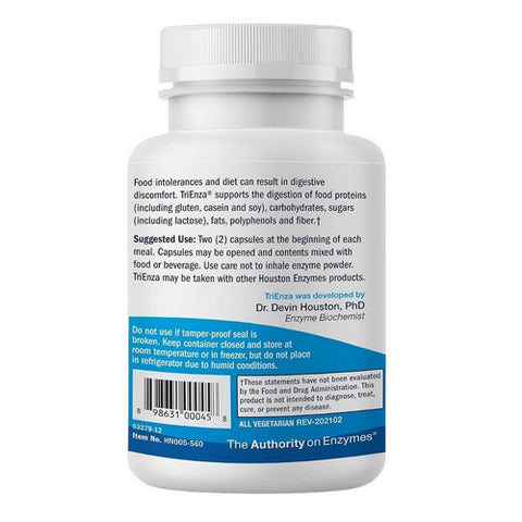 Houston Enzymes, Tri Enza, 60 Caps