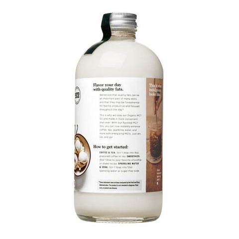 Natural Force, Creamy MCT Oil Vanilla, 16 Oz