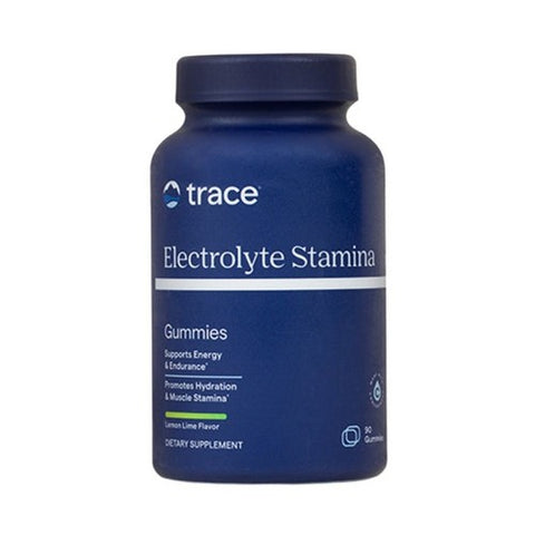 Trace Minerals, Electrolyte Stamina Gummies Lemon Lime Flavor, 263 mg, 90 Count
