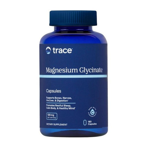 Trace Minerals, Magnesium Glycinate, 120 mg, 180 Count