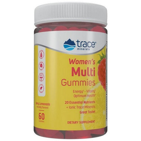 Trace Minerals, Women's Multi Gummies Berry Lemonade, 60 Count