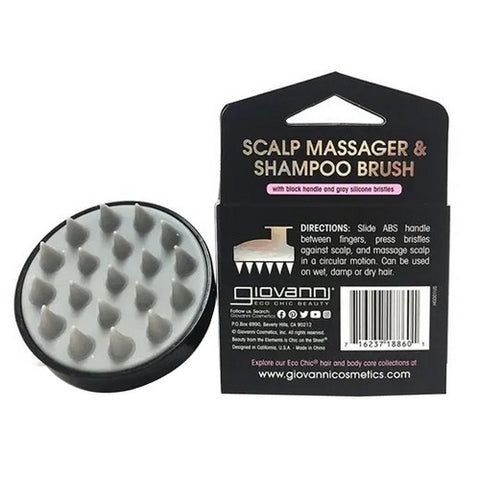 Giovanni Cosmetics, Scalp Massager And Shampoo Brush, 1 Count