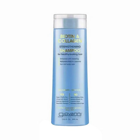 Giovanni Cosmetics, Biotin And Collagen Strengthening Shampoo, 13.5 Oz