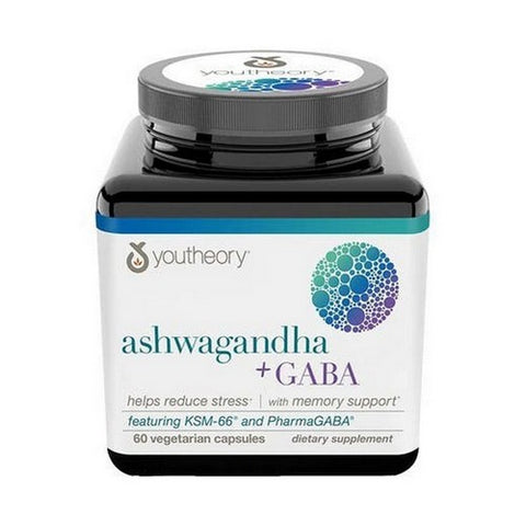 The Humble Co, Ashwagandha + GABA, 60 Vegetarian Capsules