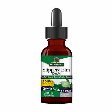 Nature's Answer, Slippery Elm Extract Alcohol-Free, 1 Oz
