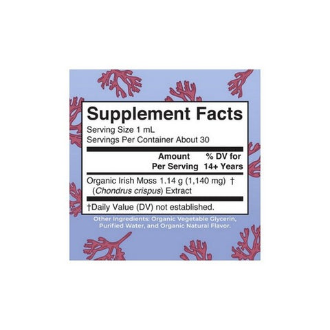 MaryRuth's, Organic Sea Moss Liquid Herbals, 1 Oz