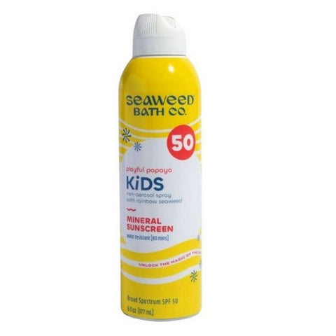Seaweed Bath Co, Sunscreen Kids Papaya, 6 Oz