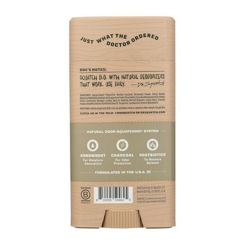 Dr. Squatch, Deodorant Birchwood Breeze, 2.65 Oz