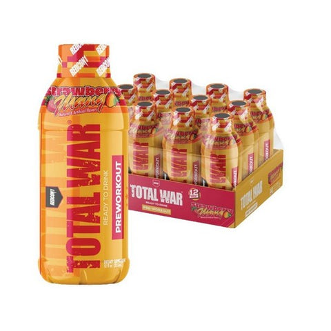 Total War Strawberry Mango 12 Oz / 12 count by Redcon1