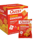 Cheese Crackers Cheddar Blast 4 Count by Alpha Prime