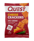 Cheese Crackers Spicy Cheddar 4 Count by Alpha Prime