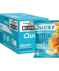 Protein Chips Chedder And Sour Cream 8 Count by Quest